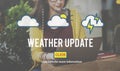 Weather Update Information Prediction Climate Daily Concept Royalty Free Stock Photo