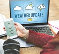 Weather Update Prediction Forecast News Information Concept Royalty Free Stock Photo