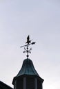 Weather vane with an eagle Royalty Free Stock Photo