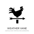 weather vane icon in trendy design style. weather vane icon isolated on white background. weather vane vector icon simple and