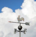 Weather vane with the letters of the cardinal points and the arr