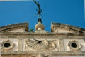 Weather Vane on Top of Mansion Royalty Free Stock Photo