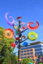 Tempe, Festival of the Arts: Andrew Carson Sculpture - Wind Sculpture Royalty Free Stock Photo