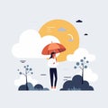 Weather vector flat minimalistic isolated illustration