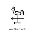 Weathercock icon from collection.