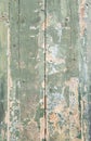Weathered and aged green wood panelling background Royalty Free Stock Photo