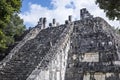 The weathered ancient Mayan building ruins of Maya Civilization Royalty Free Stock Photo