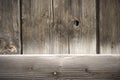 Weathered Barn Wall Wood Grain Plank Knot Nail Royalty Free Stock Photo