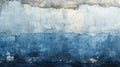 Weathered Blue and Grey Wall Texture Royalty Free Stock Photo