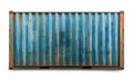 Weathered Blue Shipping Container Royalty Free Stock Photo