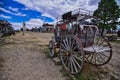 Weathered Buggy along a Dirt Road in an Historic Village in South Dakota