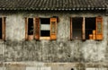 Weathered building in Fengjing Town Shanghai Royalty Free Stock Photo