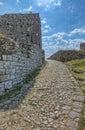 Cobblestone Path to Rosafa Fortress in Shkoder