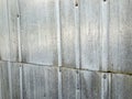Weathered corrugated roofing metal zinc sheet texture
