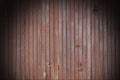 Weathered Cracked Brown Old Wood Plank Panel With Black Vignette