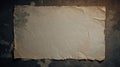 weathered crumpled paper on textured surface design element background with copy space