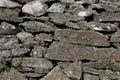 Weathered dry stone wall