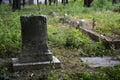 Abandoned cemetery from the 1800s