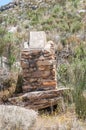 Weathered memorial, Swartberg Pass