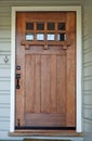 Weathered Misson Wood door Royalty Free Stock Photo