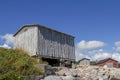 A weathered old fishing shack Royalty Free Stock Photo