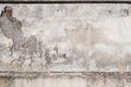 Weathered and old grey wall Royalty Free Stock Photo