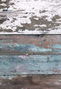 Weathered old wood natural blue white turquoise pa Royalty Free Stock Photo