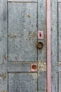 Weathered old wooden door Royalty Free Stock Photo