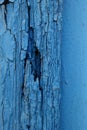 Weathered paint on old blue wall Royalty Free Stock Photo