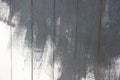 Weathered painted into black and white wooden planks grunge background Royalty Free Stock Photo