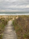 Weathered Path to the Sea Royalty Free Stock Photo