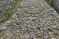 Weathered Pebble Path to Rosafa Fortress, Skadar