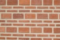 Weathered red brick wall pattern texture background Royalty Free Stock Photo