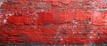 Weathered Red Brick Wall With Peeling Paint Royalty Free Stock Photo