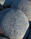Weathered Rocks and cratered surfaces