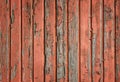 Weathered rustic red wood plank background Royalty Free Stock Photo