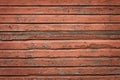 Weathered rustic red wood plank background Royalty Free Stock Photo