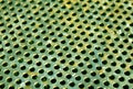 Weathered rusty metal surface with holes and blur effect Royalty Free Stock Photo