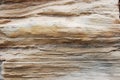 Weathered sandstone cliff closeup