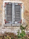 Weathered shutters