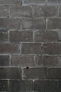 Grey block wall texture Royalty Free Stock Photo