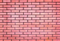 Weathered stained old red brick wall background Royalty Free Stock Photo