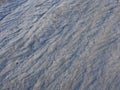 Close up of weathered and stained gritstone rock