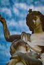 Statue of Angel Taking Soul from Cemetery