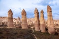 Love Valley in Cappadocia Royalty Free Stock Photo