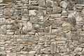 Weathered stone wall