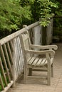 Weathered teak chair Metis Gardens Grand Metis