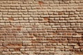 Texture of brown mud brick wall Royalty Free Stock Photo