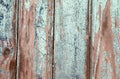 Weathered vertical old wood natural blue turquoise Royalty Free Stock Photo