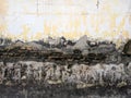 Weathered white beige concrete wall texture, abstract grunge wall Royalty Free Stock Photo
